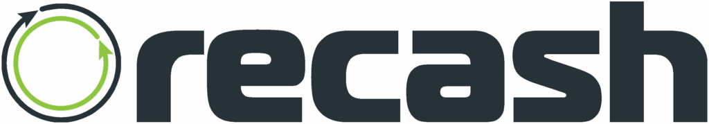 Logo da Recash, plataforma de gestão financeira para pequenas empresas.